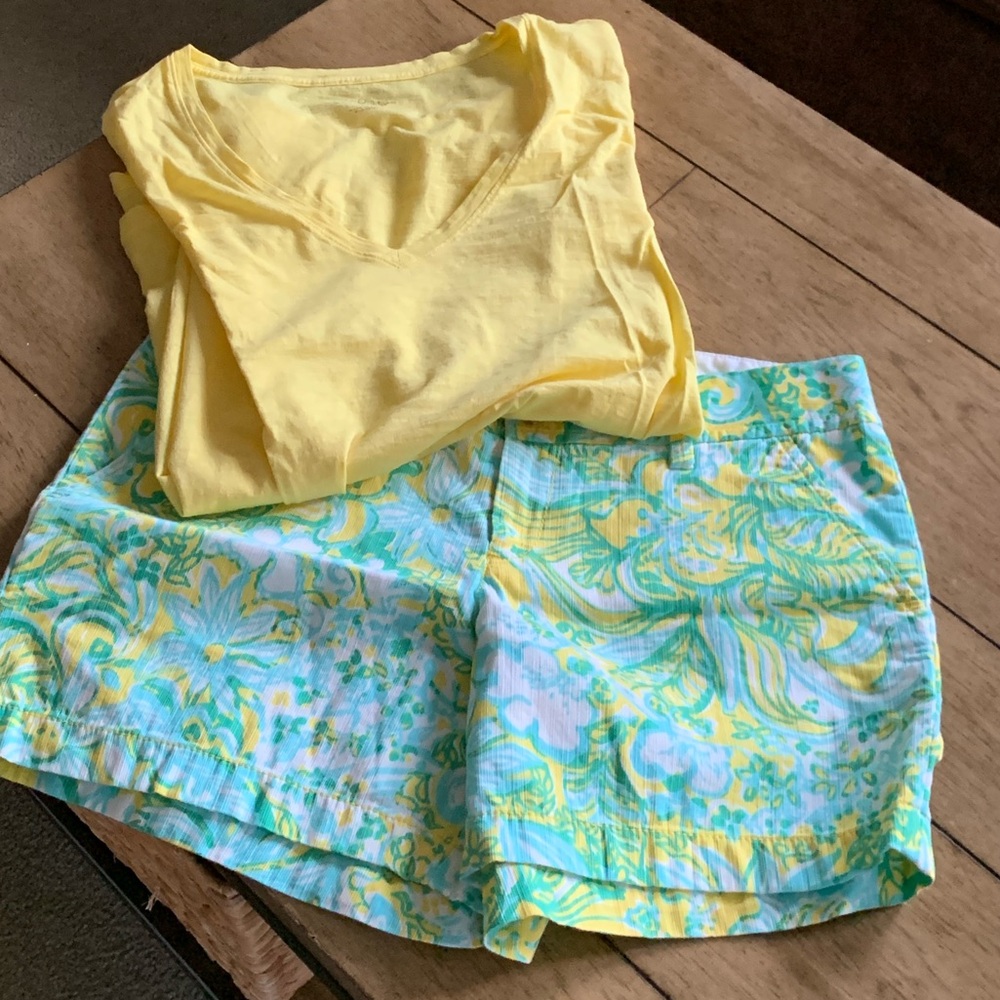 Lilly Pulitzer T-shirt yellow